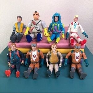 Vintage Kenner The Real Ghostbusters Action Figures 8 Moveable Poseable 1984